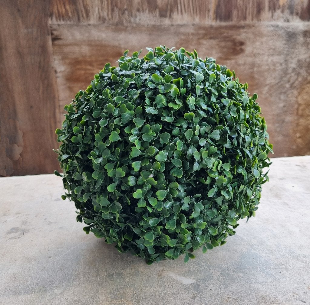 buxusbol in kunststof 27 cm diameter, Sans entretien, Vert, Comme neuf, Intérieur