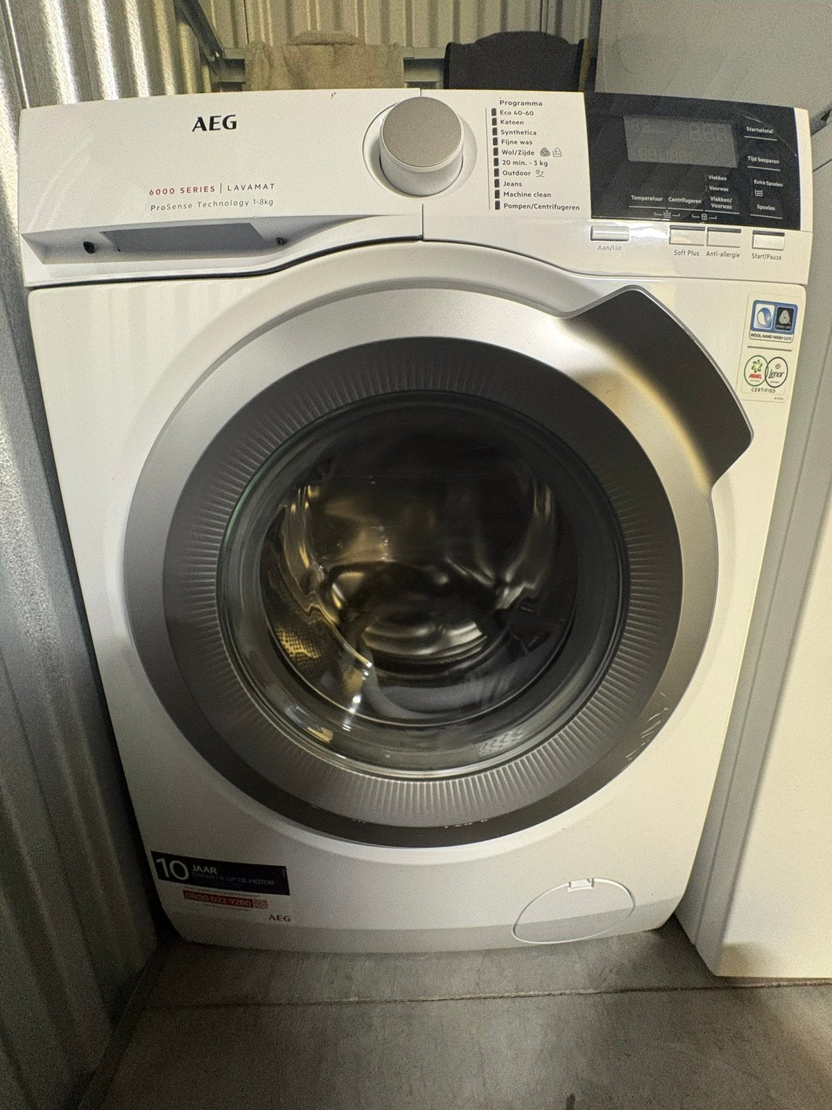 AEG 6000 Serie Lavamat Wasmachine 8 kg – ProSense, Elektronische apparatuur, Ophalen, Zo goed als nieuw