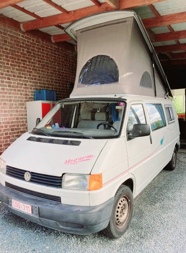Volkswagen Transporter 4 - camper (lange wielsbasis), Auto's, Wit, 6 zetels, Particulier, Transporter