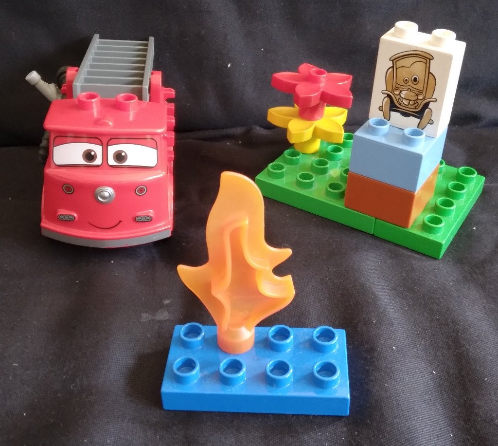 Red (Cars Disney Pixar) - Duplo #6132 (2012), Ensemble complet, Enlèvement, Utilisé, Complet