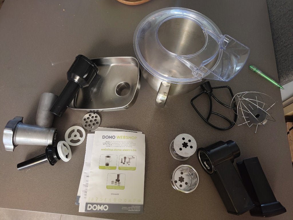 Domo keukenrobot accessoires, 3 tot 4 liter, Ophalen of Verzenden, Gebruikt, 3 snelheden of meer