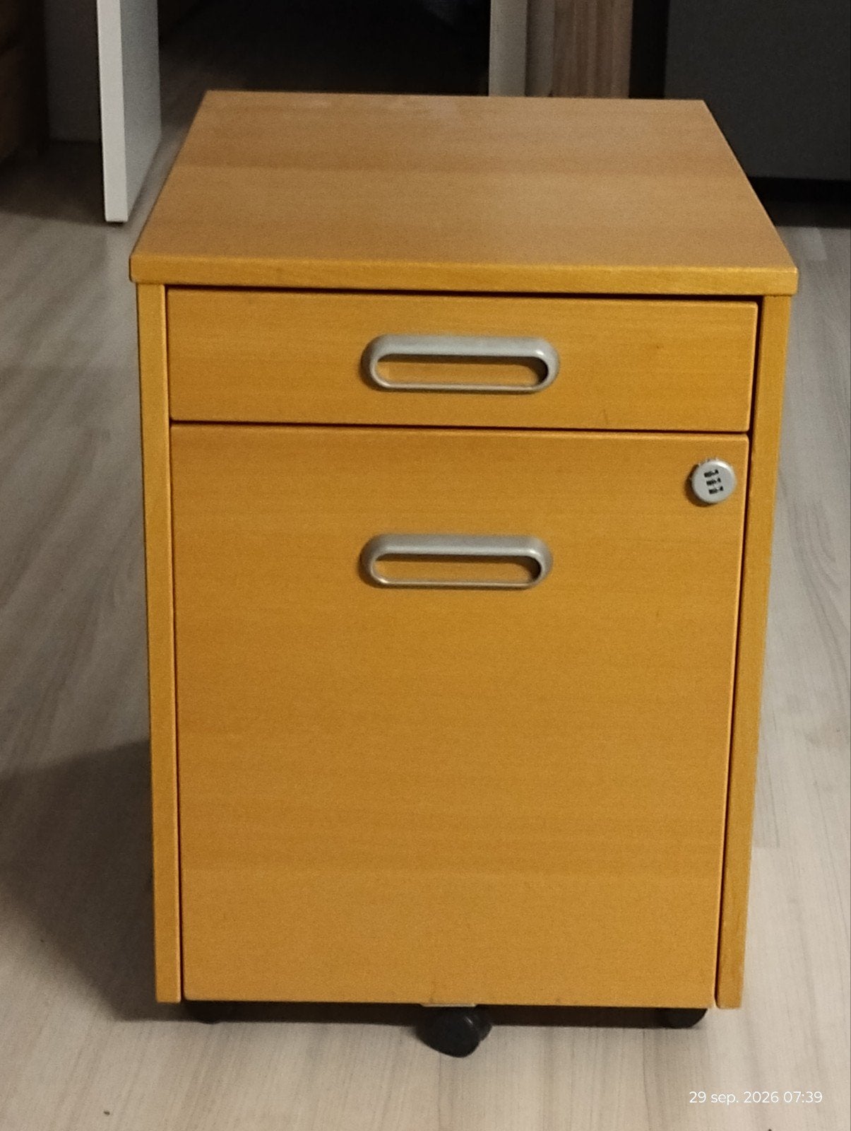 Bureauladenkast, Maison & Meubles, Comme neuf, Enlèvement, 45 cm, Bois