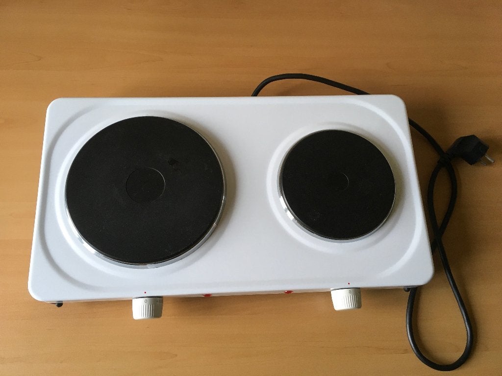 Elektrische kookplaat Kalorik met 2 kookzones,perfecte staat, Elektronische apparatuur, Ophalen, 3 kookzones of minder, Zo goed als nieuw
