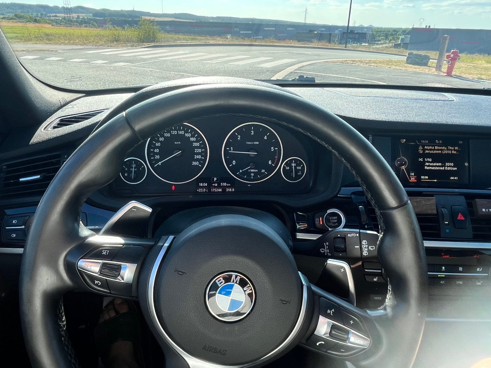 X3 Msport, Auto's, BMW, Automaat, Zwart, Blauw, Leder en Stof