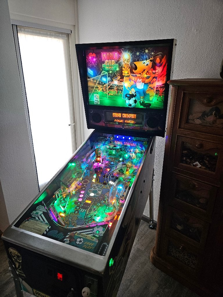 World Cup Soccer '94 flipperkast, Collections, Machines | Flipper (jeu), Enlèvement ou Envoi, Bally, Flipper (jeu), Imprimante matricielle