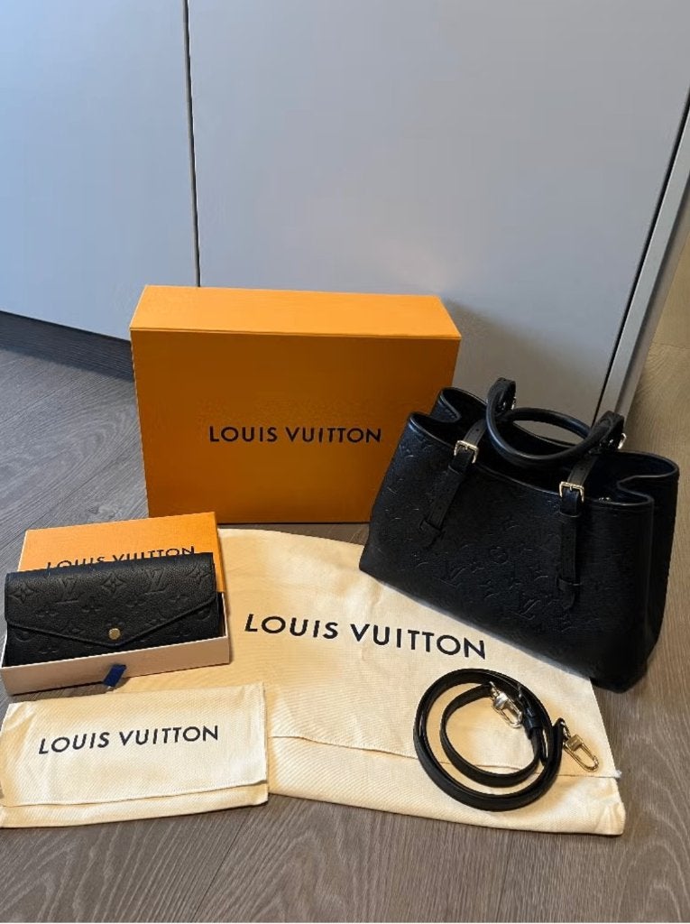 Louis Vuitton Babylone PM + Sarah portefeuille – zwart, Ophalen, Nieuw, Zwart, Overige typen