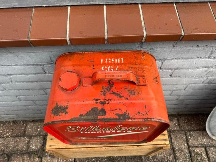 Vintage Silkolene Lubricants Olieblik - Robbican