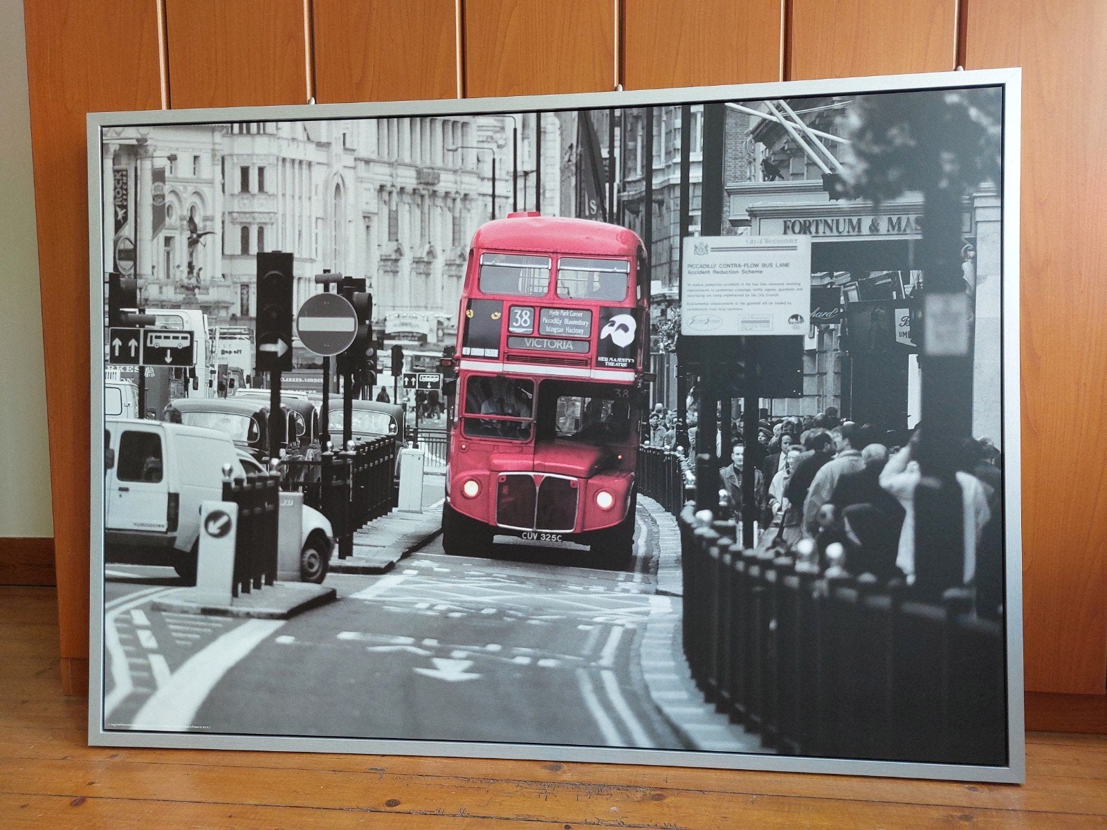 Fotolijst Londen, Ophalen, Zwart, Decoratieobject, 100 cm