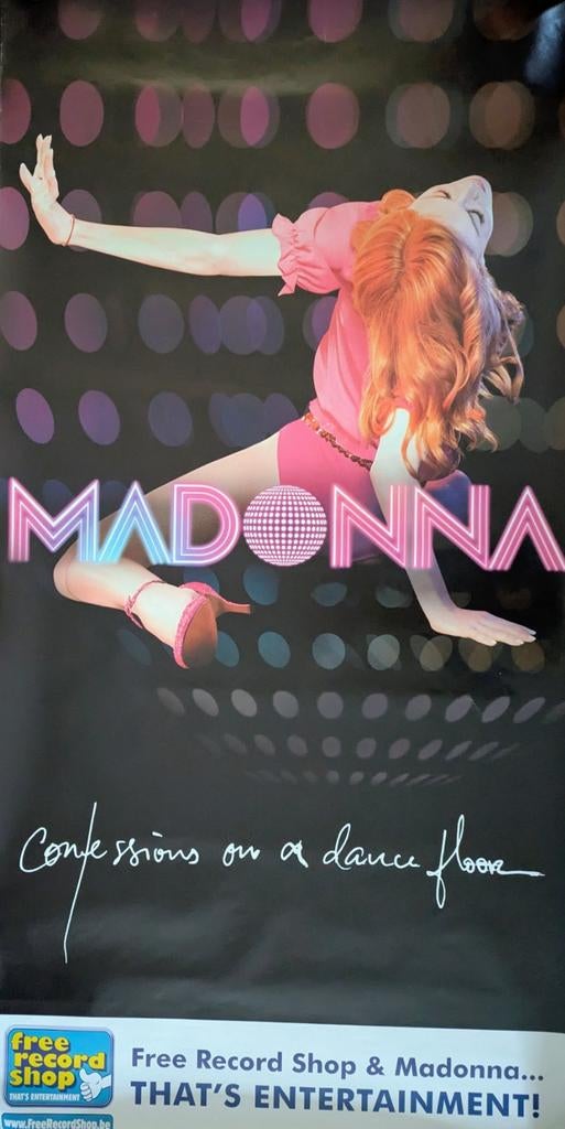 Poster Poster Madonna albumconcert, Verzamelen, Ophalen of Verzenden