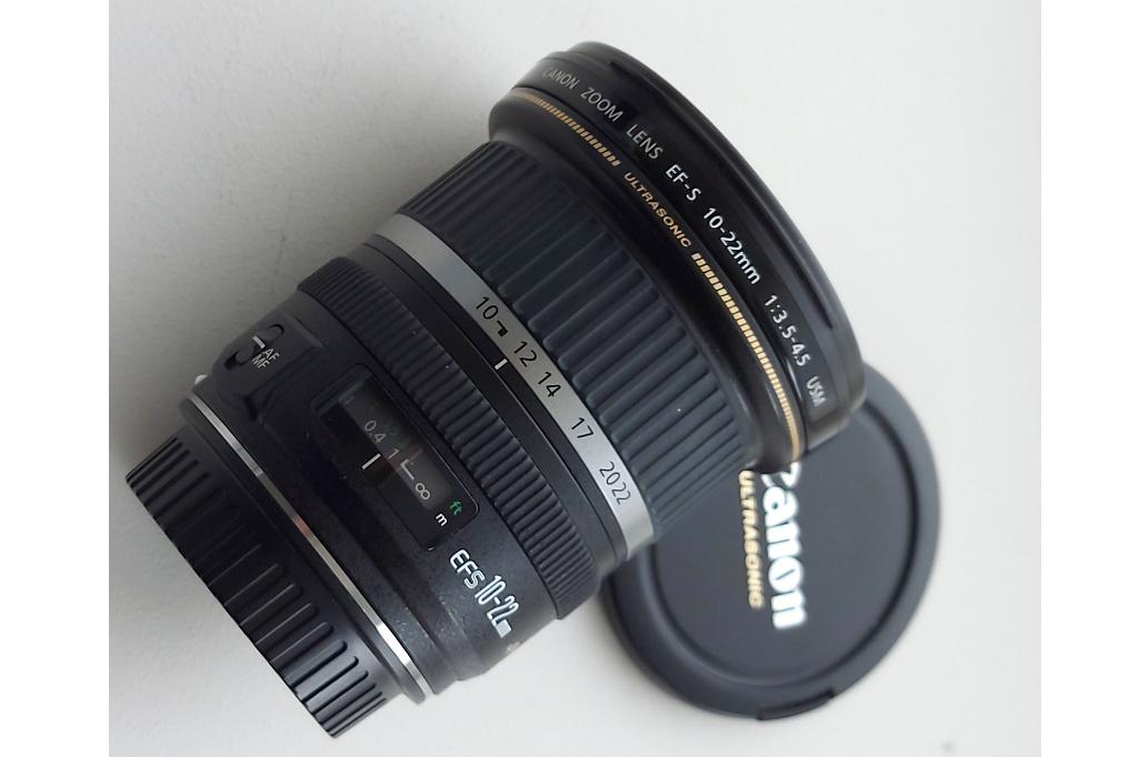 Canon EF-S 10-22mm 3.5-4.5 USM groothoeklens, Enlèvement ou Envoi, Comme neuf, Objectif grand angle, Zoom