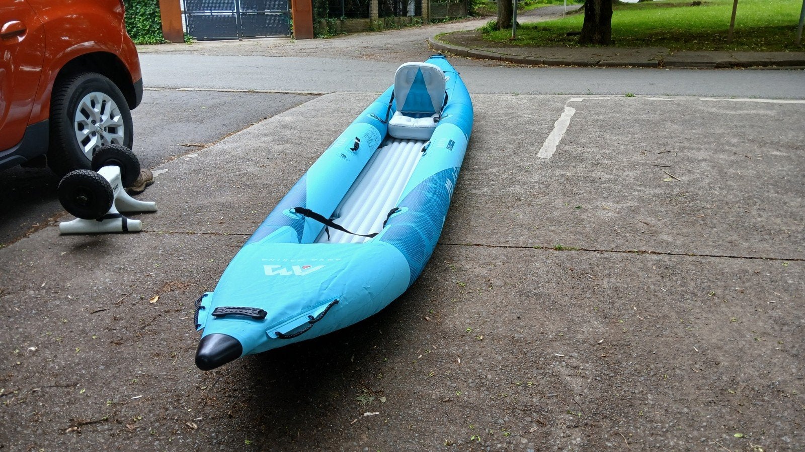 Kayak renforcé 3 personnes 4,75m complet gar 23mois