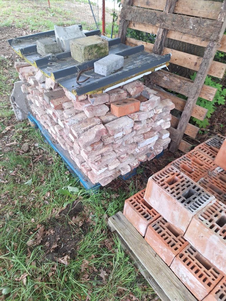 Recup stenen: snelbouw- en silicaat-stenen  standaard maten, Ophalen