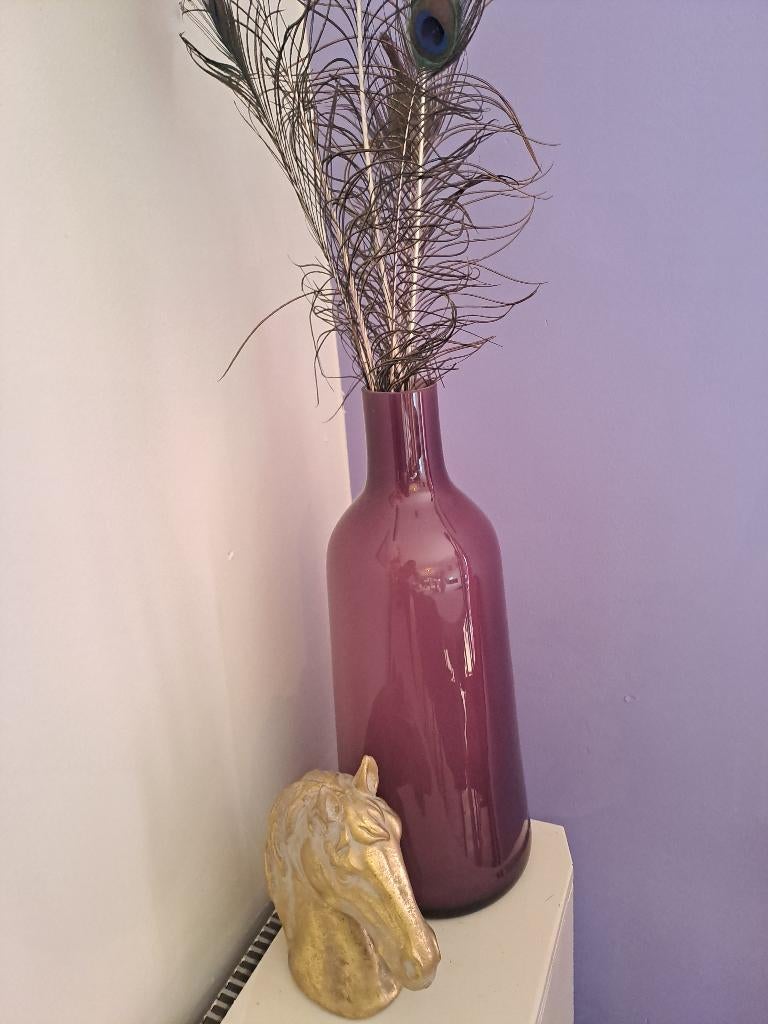 Grote vaas purper, Huis en Inrichting, Ophalen