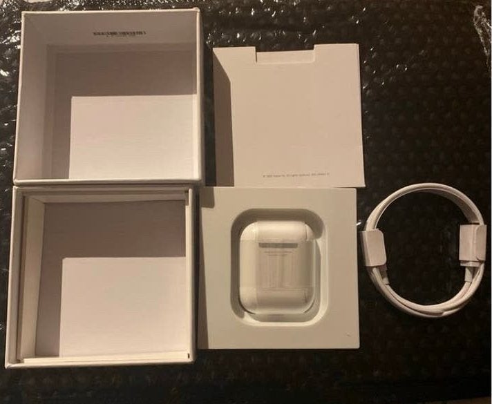 AirPods 2 met Oplaadcase, Ophalen, Bluetooth, Nieuw, In oorschelp (earbud)