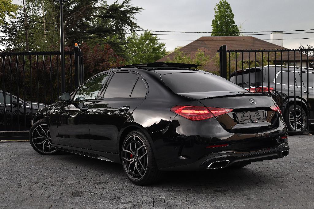 Mercedes-Benz C 220 /// AMG PACK ///, Auto's, Mercedes-Benz, 118 g/km, Euro 6, Zwart, Leder