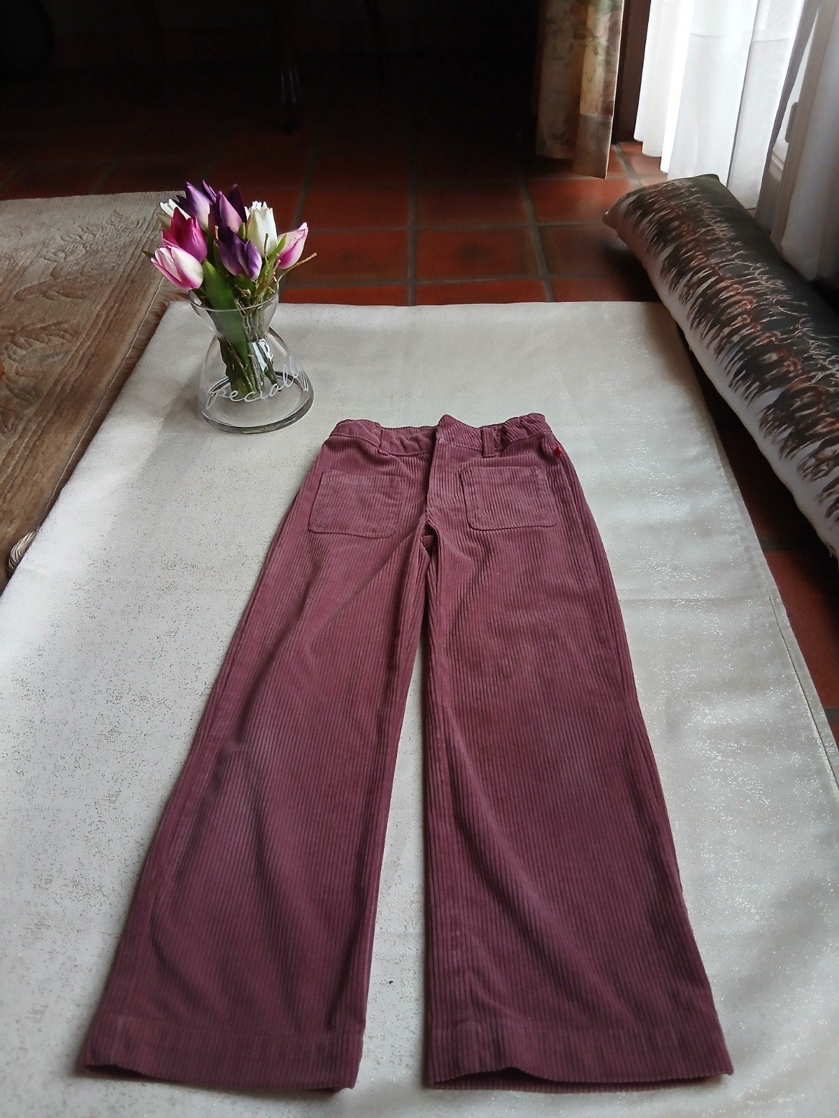 Someone corduroy ribbroek oudroze – Maat 116 – In mooie staa, Ophalen of Verzenden