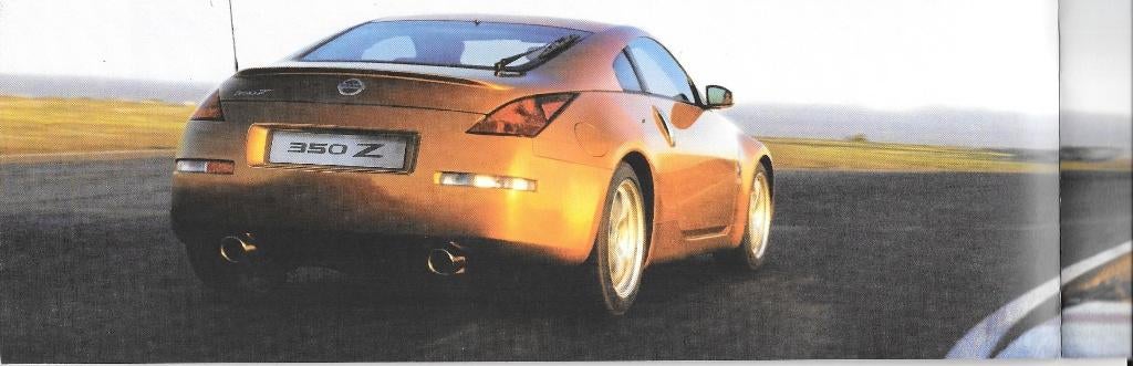 NISSAN 350 Z, Boeken, Auto's | Folders en Tijdschriften, Ophalen of Verzenden, Zo goed als nieuw, Nissan