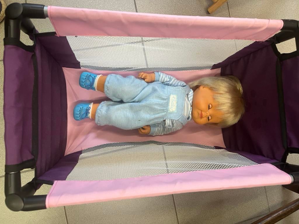 3 reisbedjes voor poppen en pop, Enlèvement, Comme neuf