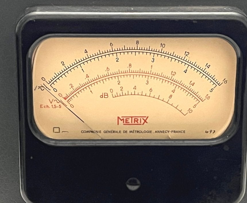 MÉTRIX - VACUÜMBUIS VOLTMETER MOD 742 -, Antiek en Kunst, Antiek | Gereedschap en Instrumenten, Ophalen of Verzenden