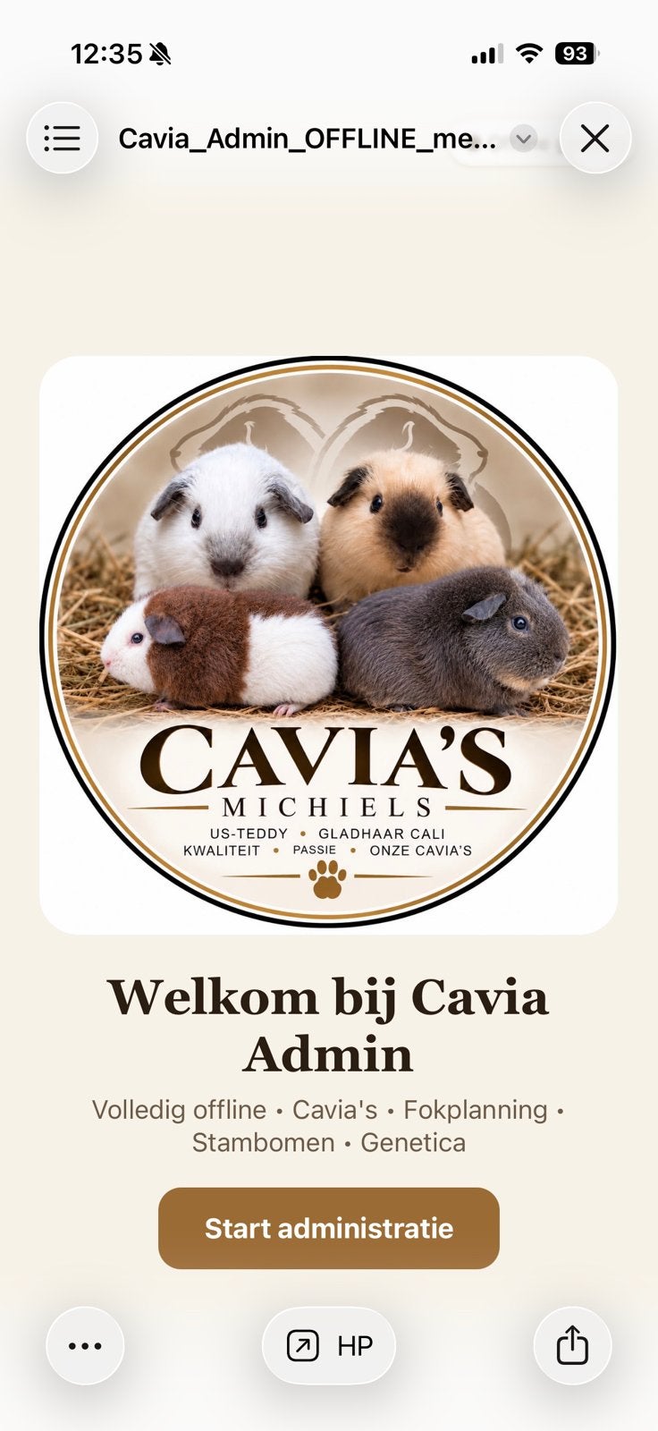 Cavia glad haar beertjes, Dieren en Toebehoren, Cavia, Mannelijk, Juli, Tam
