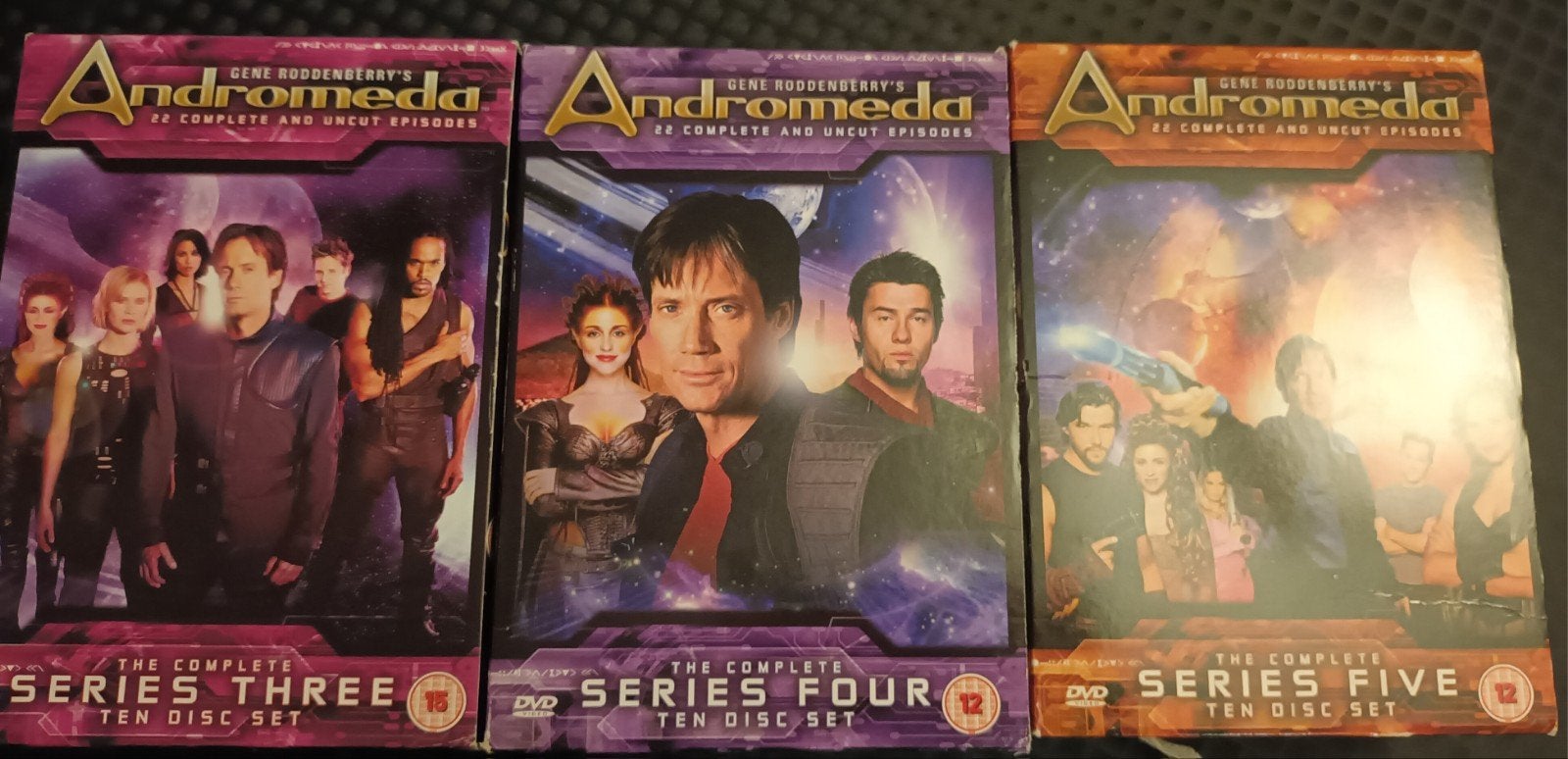 dvd Andromeda seizoen 3,4 en 5, Cd's en Dvd's, Dvd's | Tv en Series, Ophalen of Verzenden, Seizoen 3