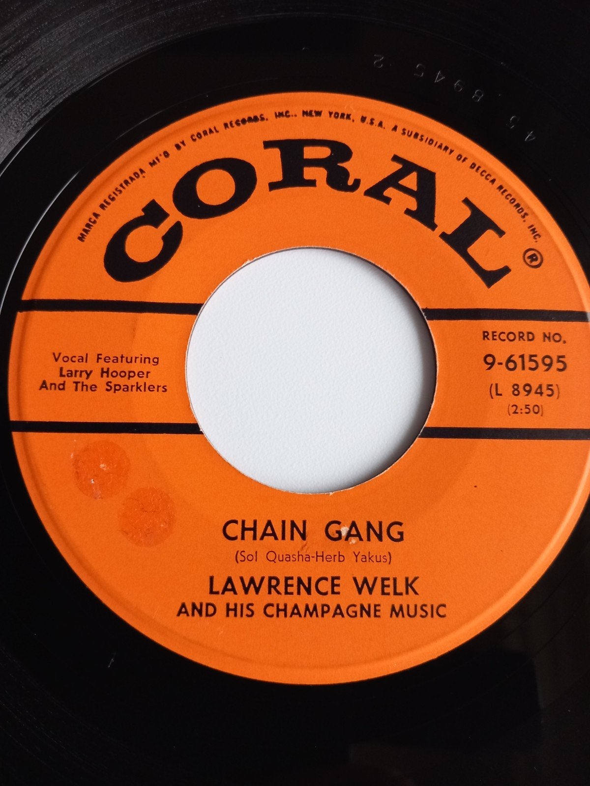 LAWRENCE WELL. CHAIN GANG. 60S USA 45T, Ophalen of Verzenden