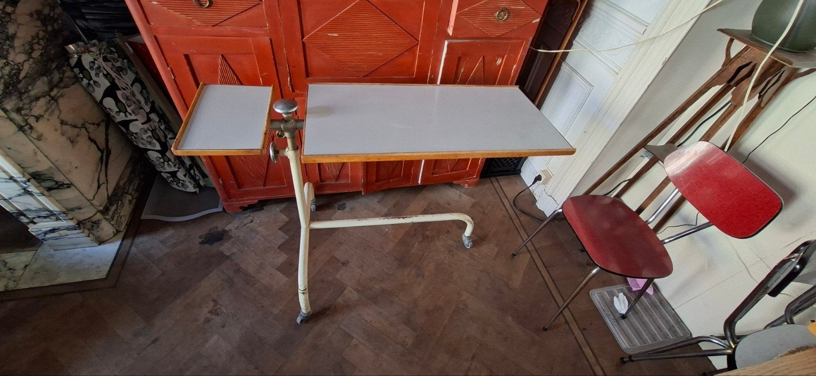 Mid Century Medische Bedtafel, Ophalen