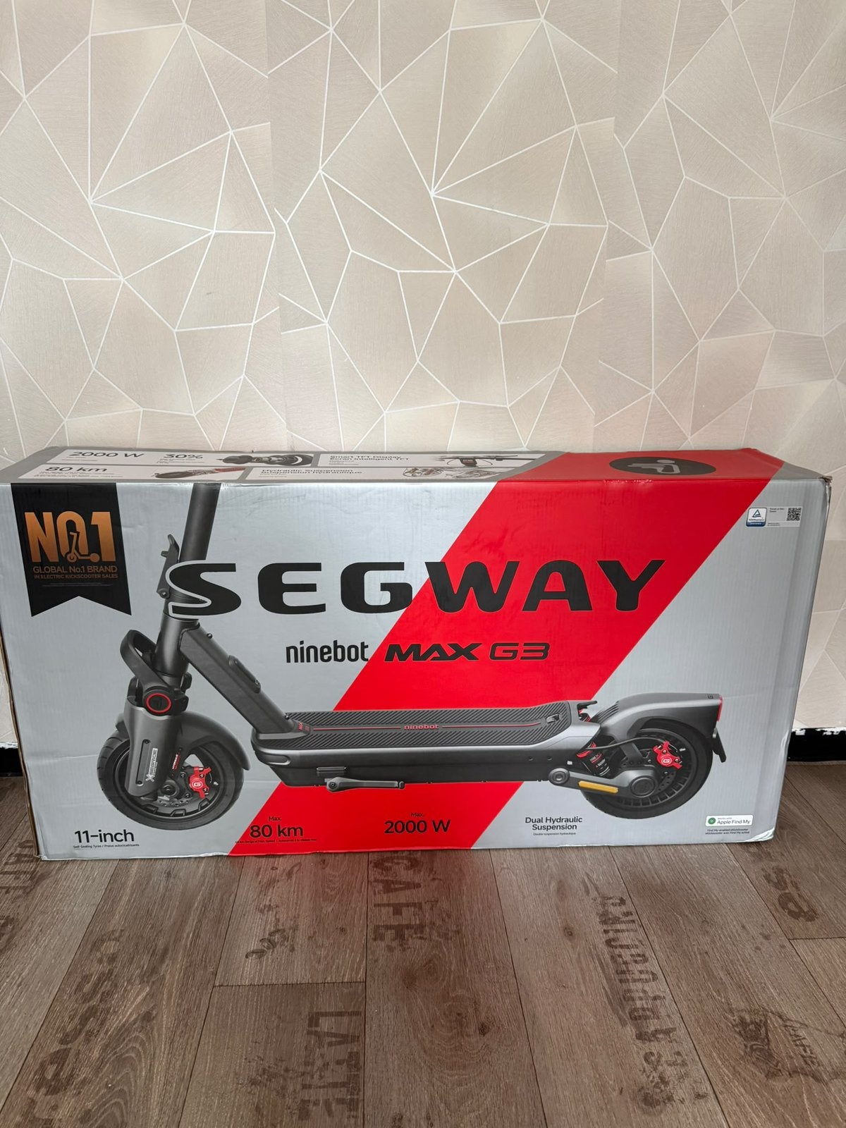 Segway Ninedot, Fietsen en Brommers, Ophalen, Zo goed als nieuw, Elektrische step (E-scooter)