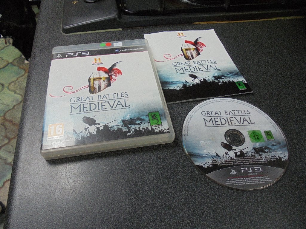Playstation 3 Great Battles Medieval (CIB), Consoles de jeu & Jeux vidéo, 1 joueur, Combat, Comme neuf, À partir de 16 ans