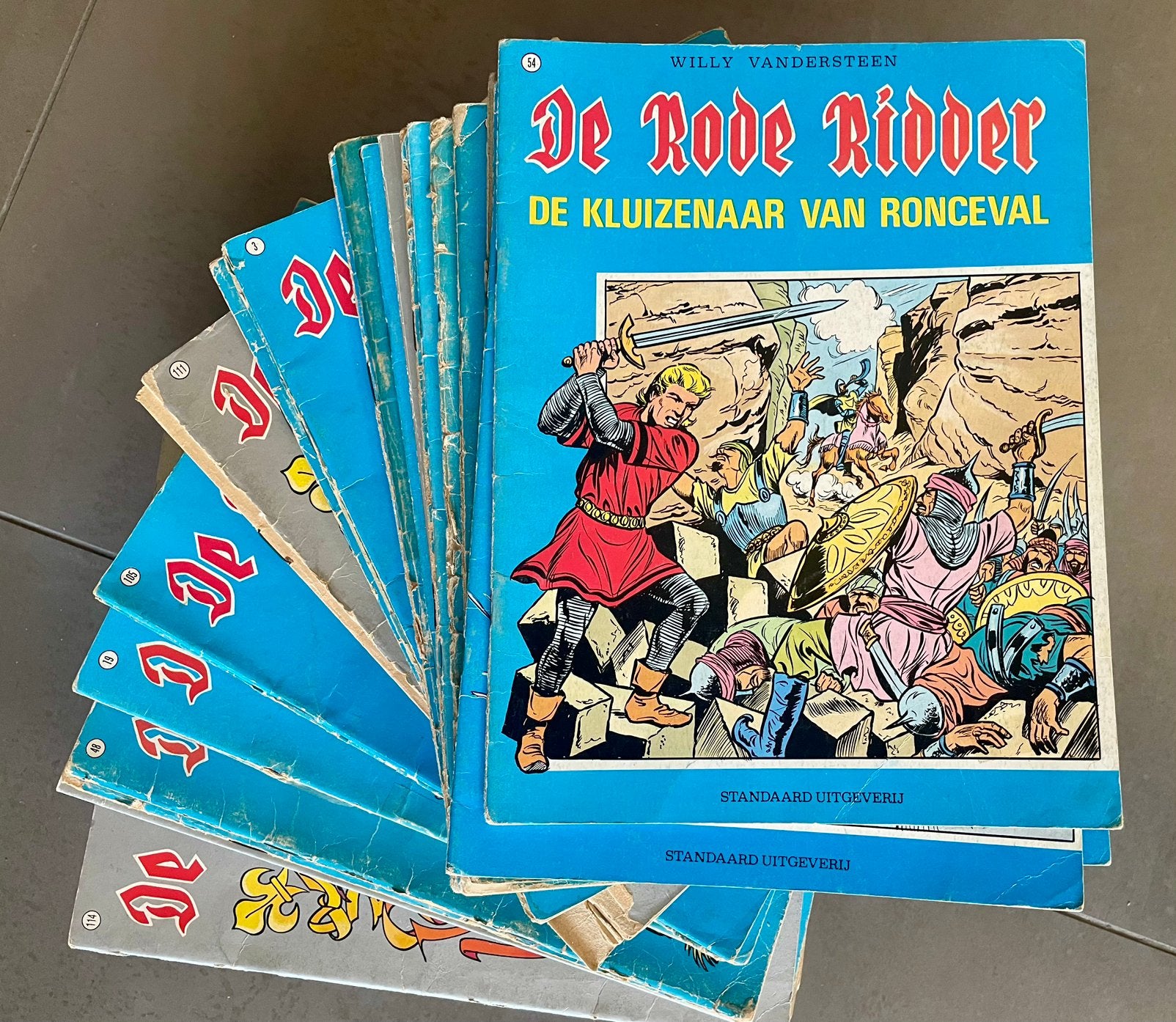 Rode Ridders, meer dan 50 strips!, Meerdere stripboeken, Ophalen, Gelezen