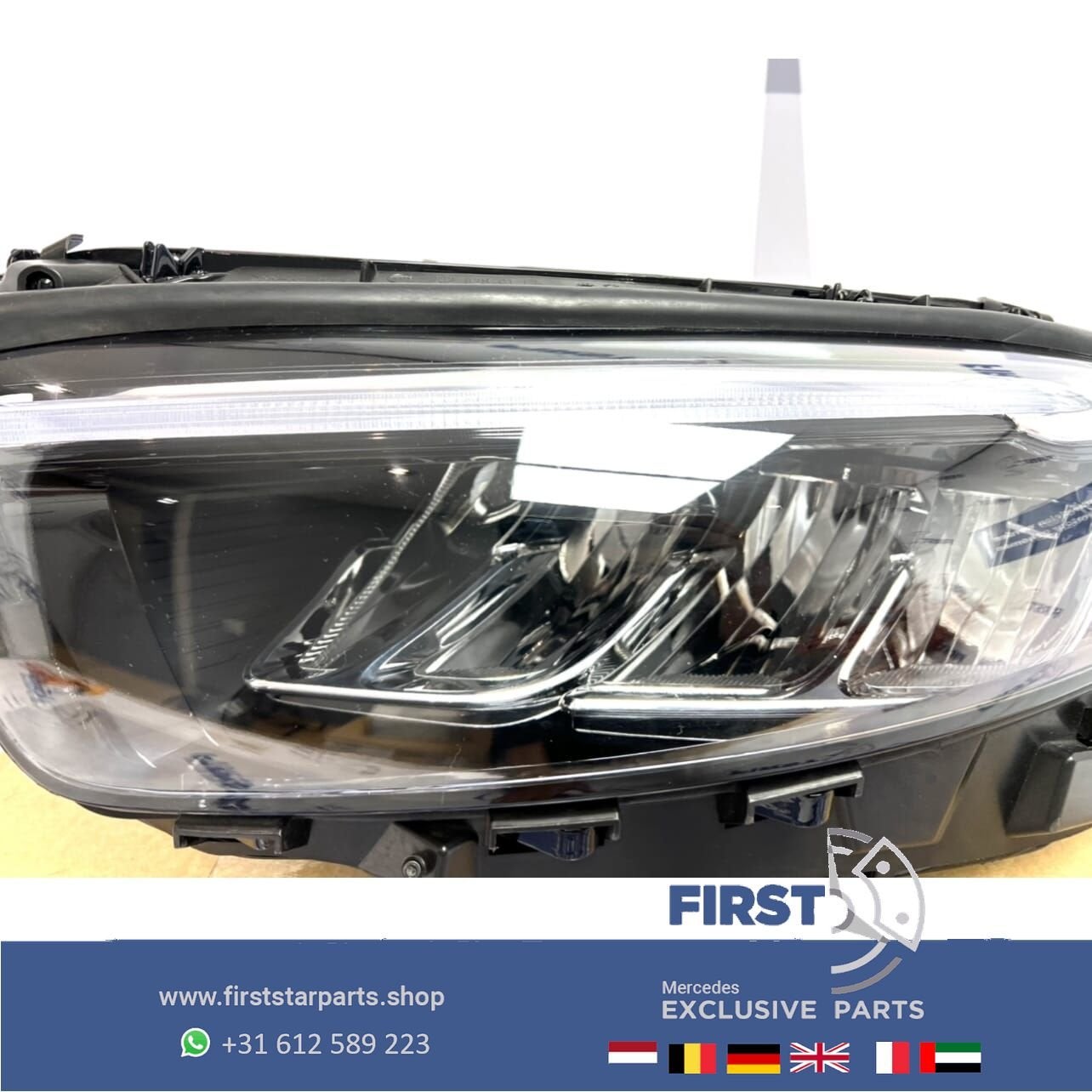 W177 V177 Mercedes A KLASSE FACELIFT KOPLAMP HALF LED LINKS, Auto-onderdelen, Verlichting, Gebruikt, -, Ophalen of Verzenden, -