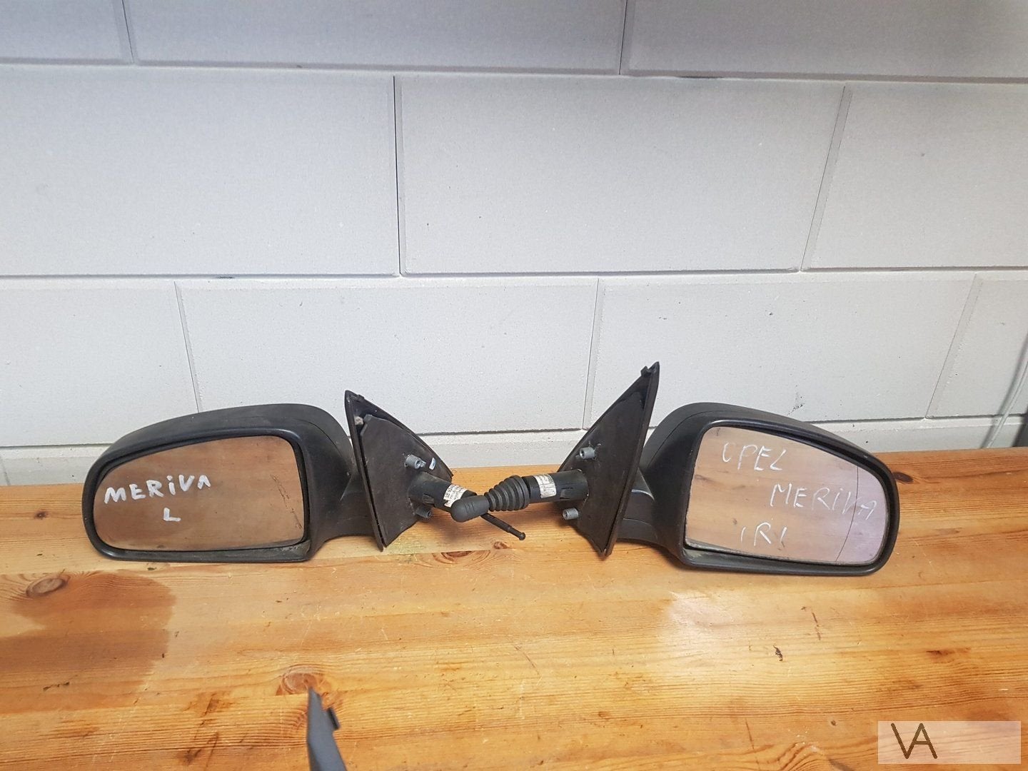 Opel Meriva A spiegel rechts zwart 2003-2009 HANDMATIG €20, Auto-onderdelen, Gebruikt, -, -, Opel