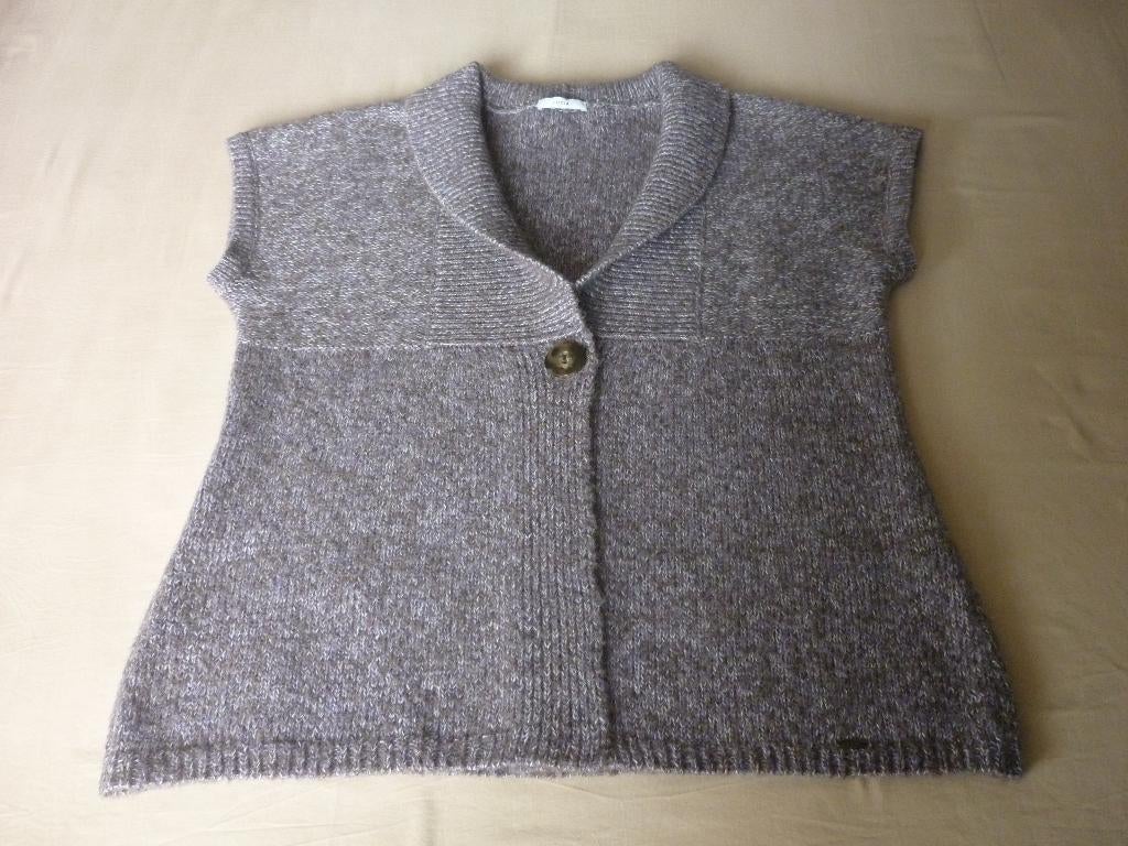 Grofgebreide Mouwloze Vest Lucia, Vêtements | Femmes, Enlèvement ou Envoi, Autres couleurs, Lucia, Taille 42/44 (L)