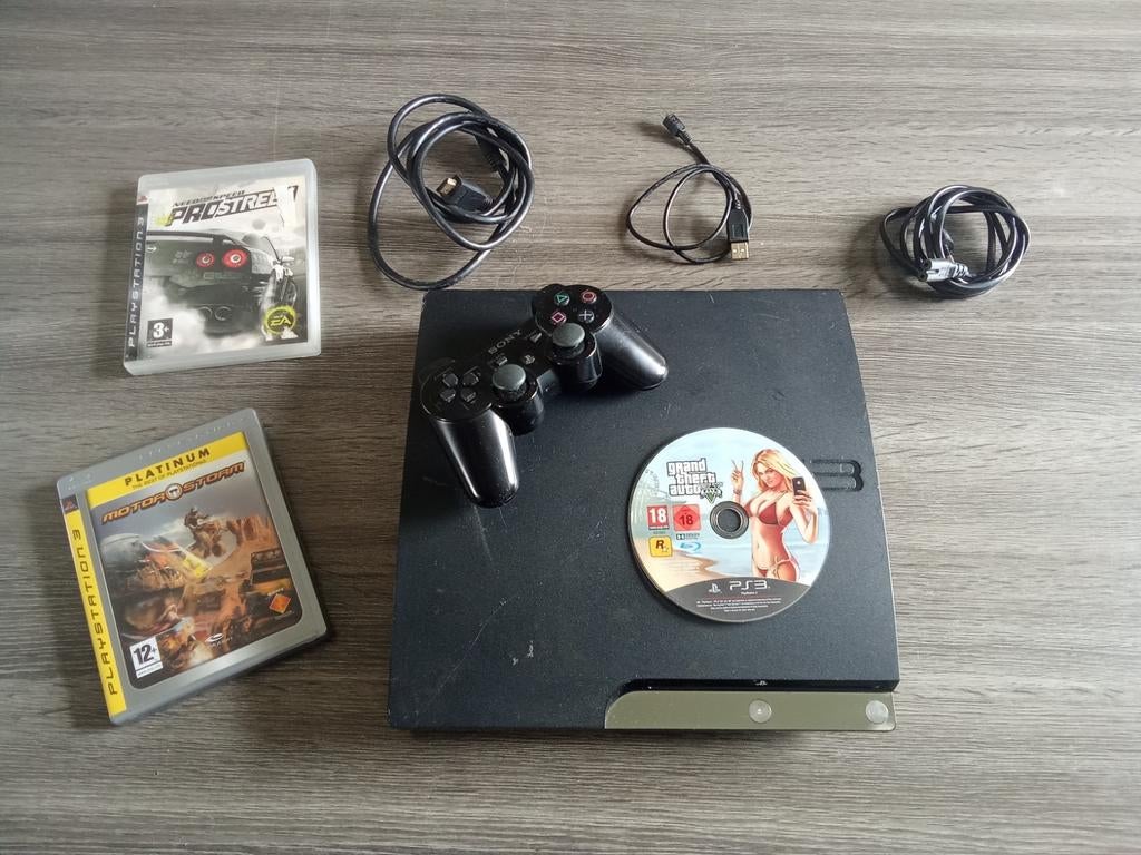 PS3 avec manette et jeux, Consoles de jeu & Jeux vidéo, Enlèvement
