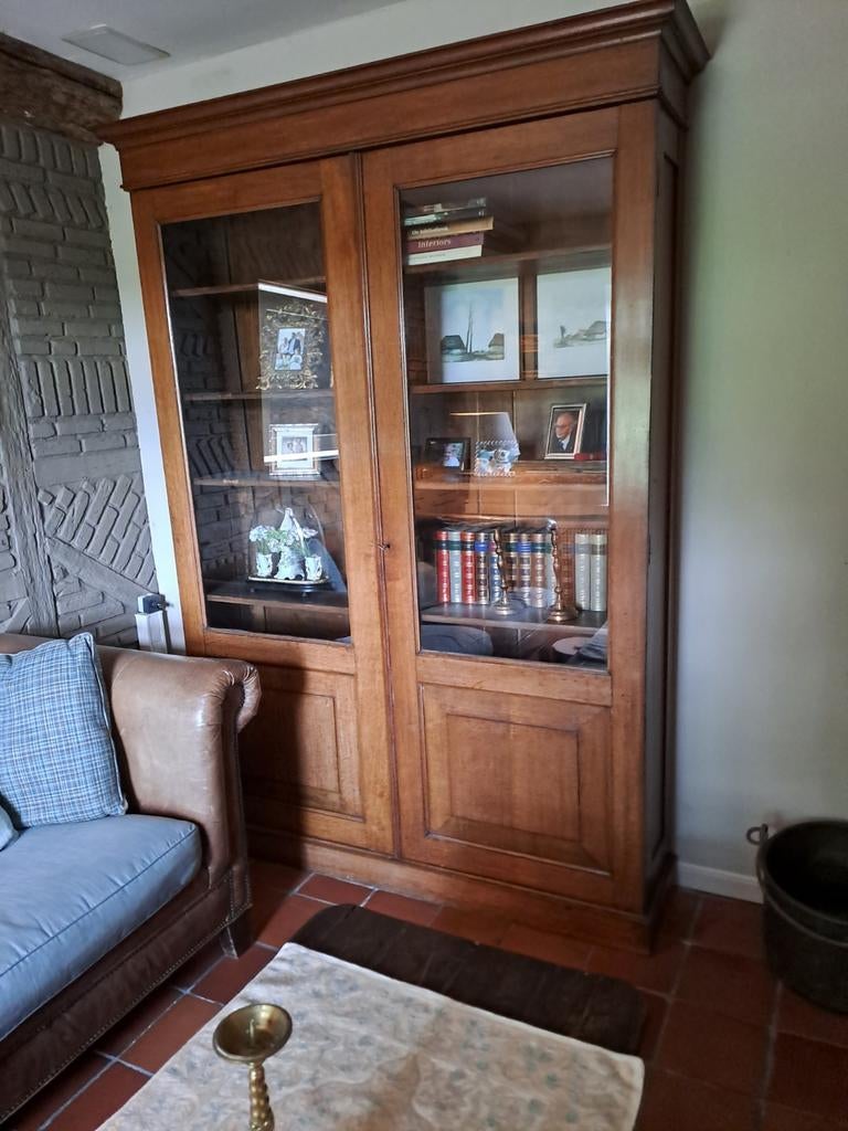 Ancien meuble anglais, démontable, vitrine, Enlèvement
