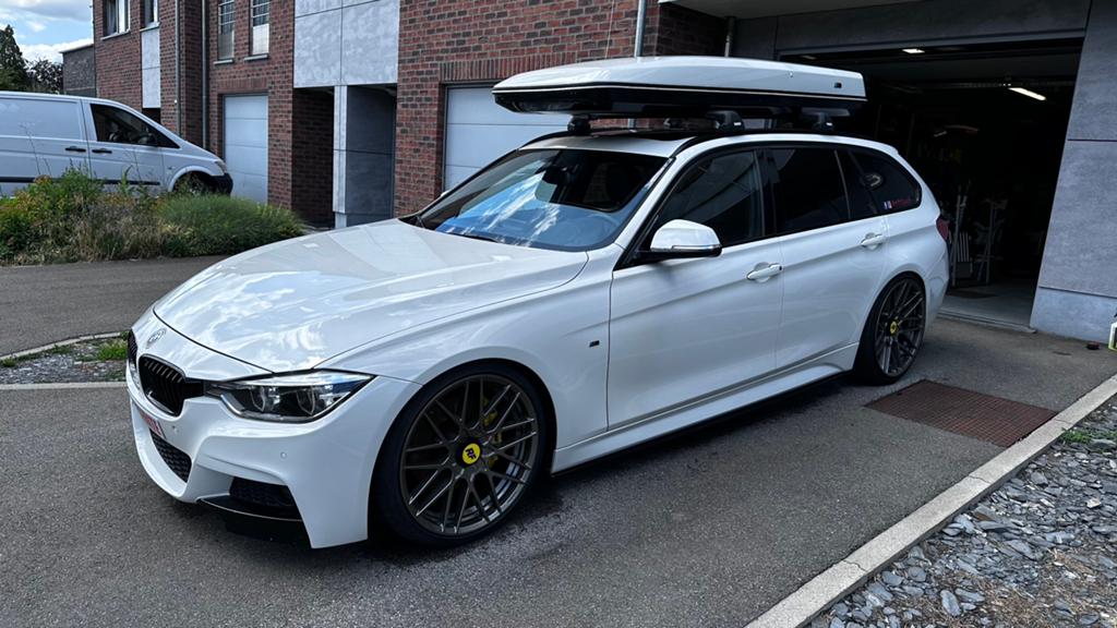 Barres de toit + coffre de toit BMW F31, Enlèvement, Comme neuf
