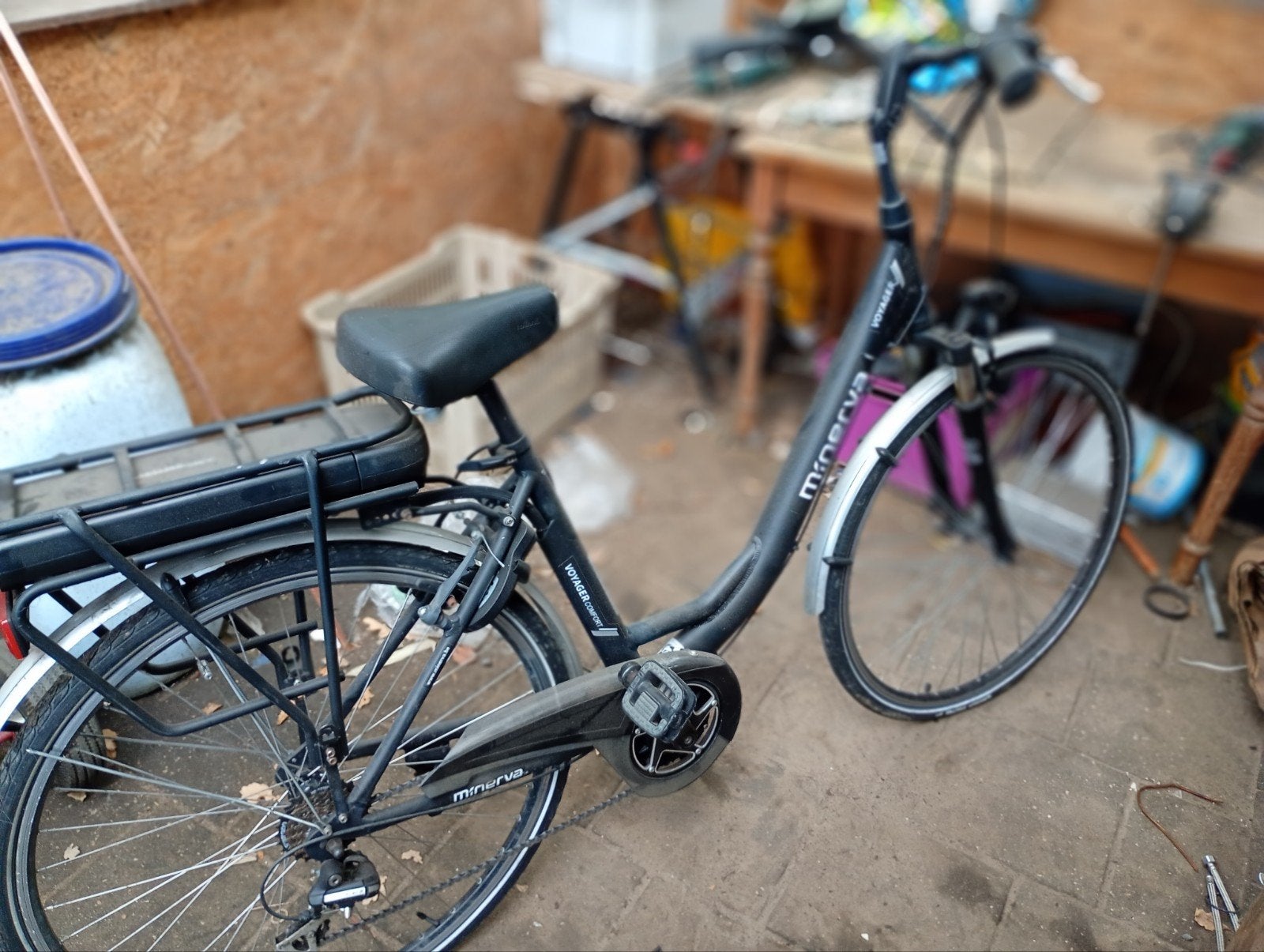 Minerva elektrische fiets, Enlèvement