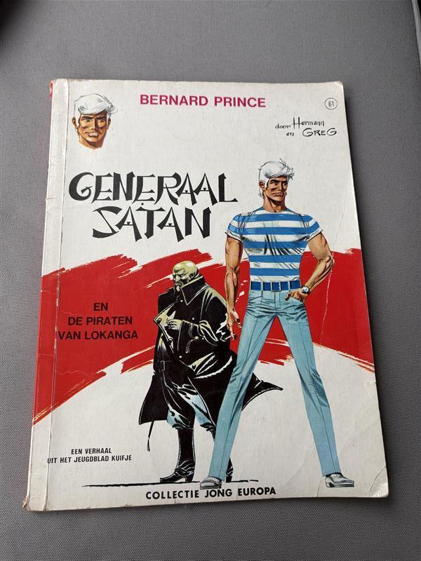 Bernard Prince, Generaal Satan en de Piraten van Lokanga, Une BD, Enlèvement, Utilisé