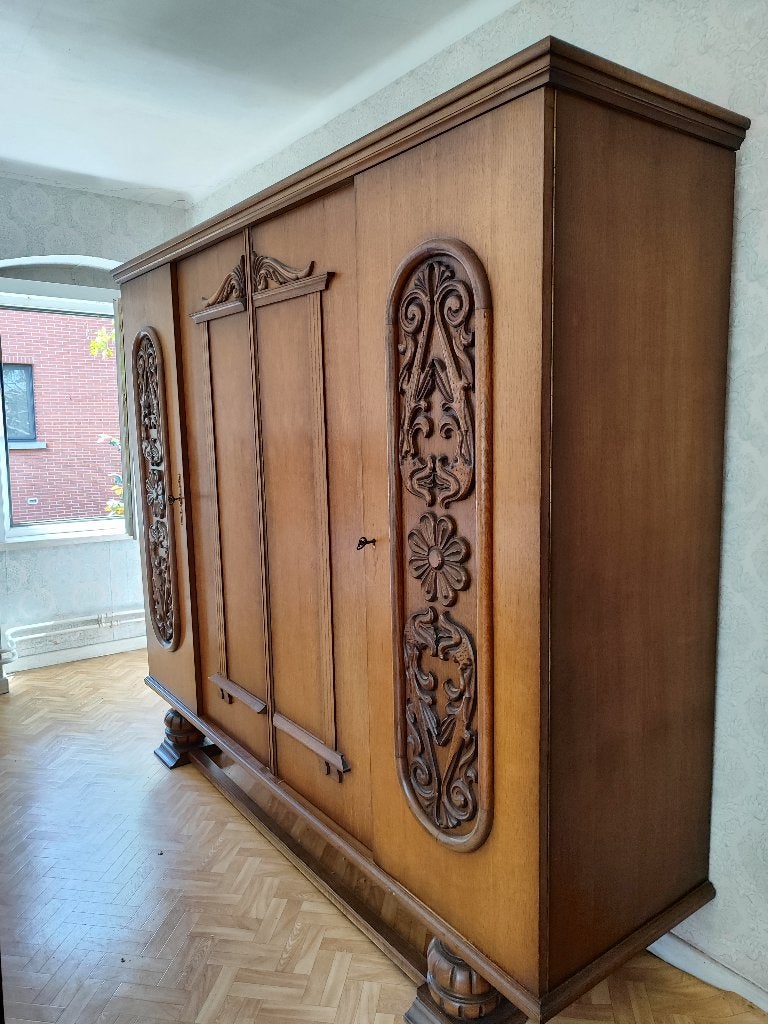 Kledingkast, Ophalen, Gebruikt, Art deco, 200 cm of meer