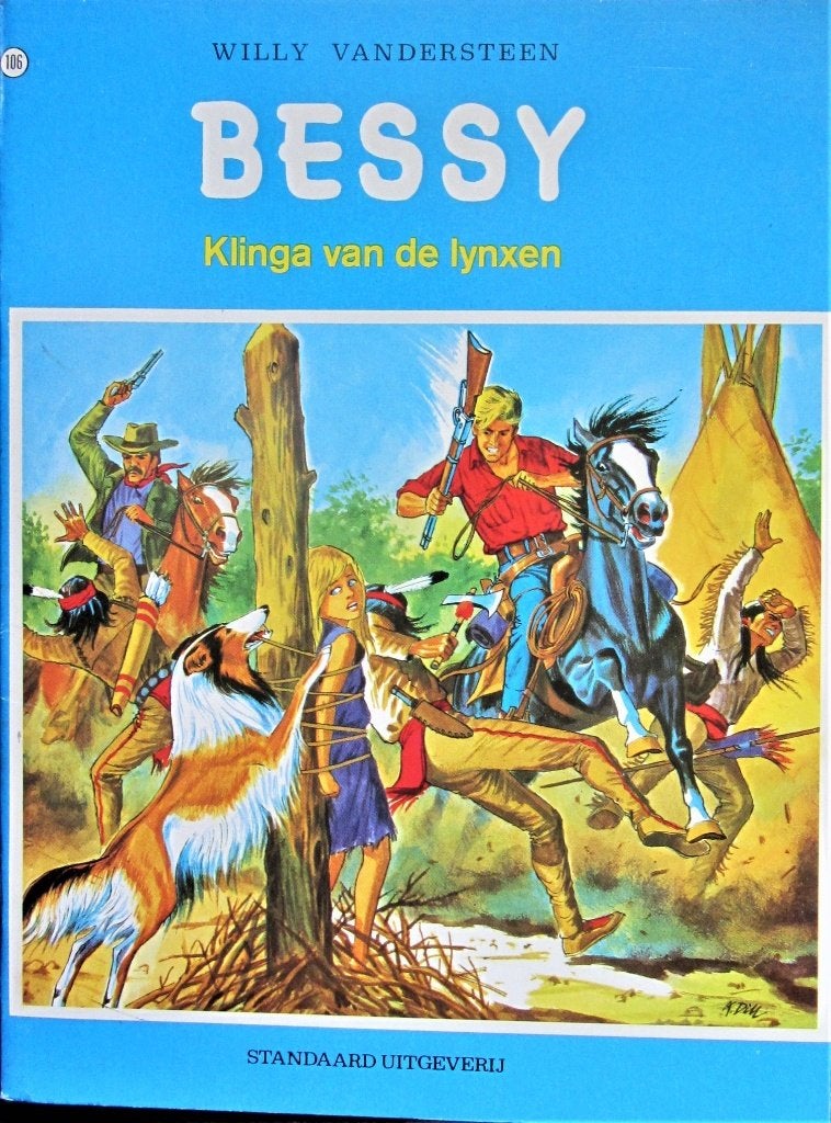 STRIPS- BESSY (GEEN EERSTE DRUKKEN)., Boeken, Eén stripboek, Ophalen of Verzenden, Gelezen, Willy vandersteen