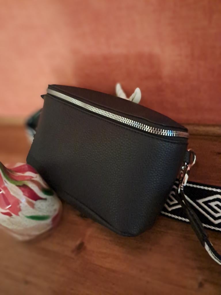Sac à main avec bandoulière bleu marine, Ophalen, Zo goed als nieuw, Blauw, Overige merken
