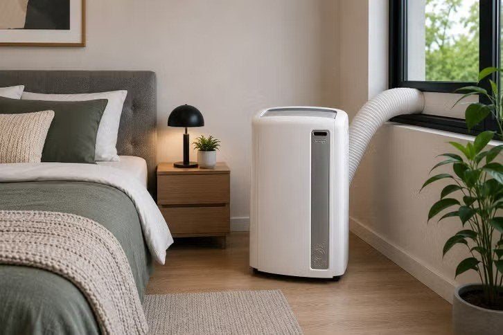 De’Longhi Pinguino PAC AN112 Silent mobiele airco – compleet, Electroménager, Climatiseurs, 60 à 100 m³, Comme neuf, Classe énergétique A ou plus économe