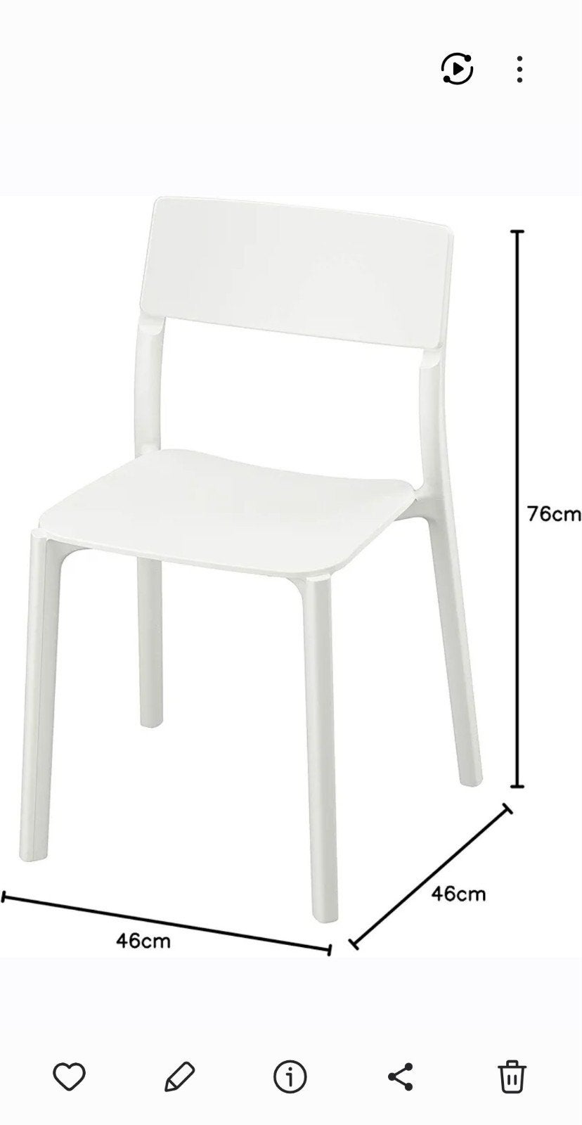Lot de Chaises, Ophalen, Eén