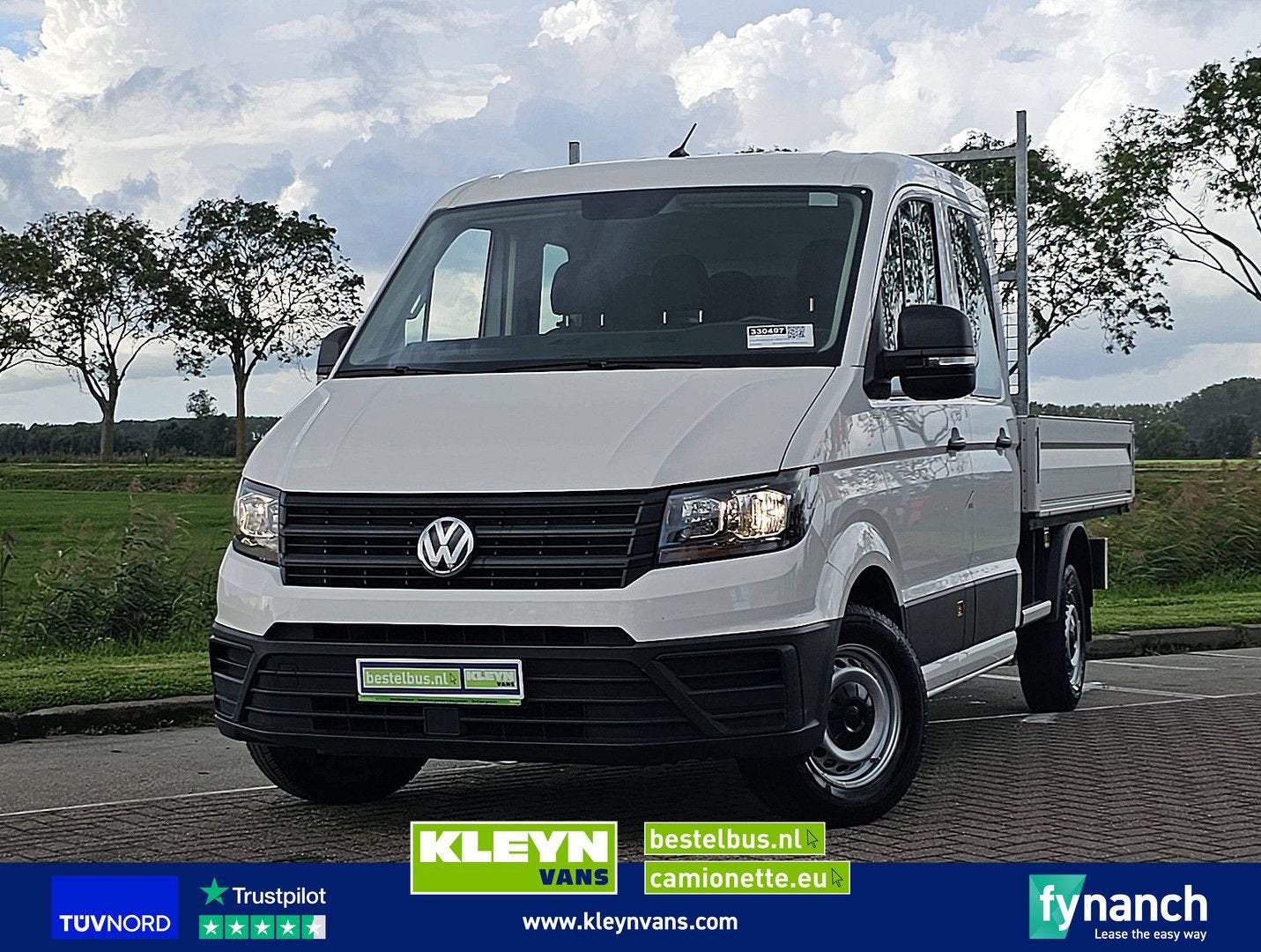 Volkswagen CRAFTER 35 2.0 DUB.Cab Open-Laadbak, Wit, Bedrijf, Cruise Control, Te koop