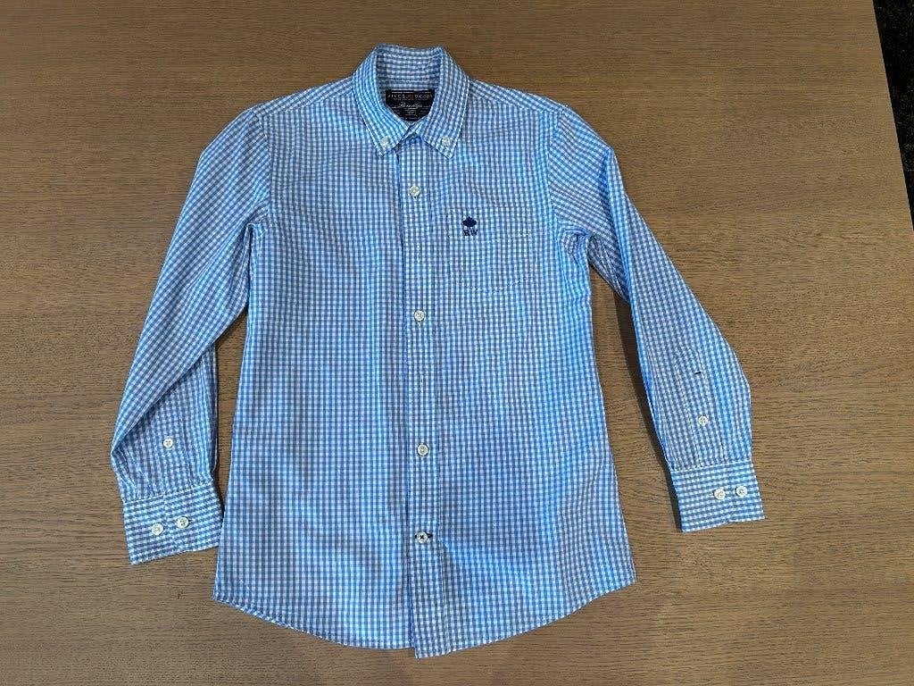 River Woods hemd 128, 8 jaar, River Woods, Overhemd of Blouse, Ophalen of Verzenden, Zo goed als nieuw