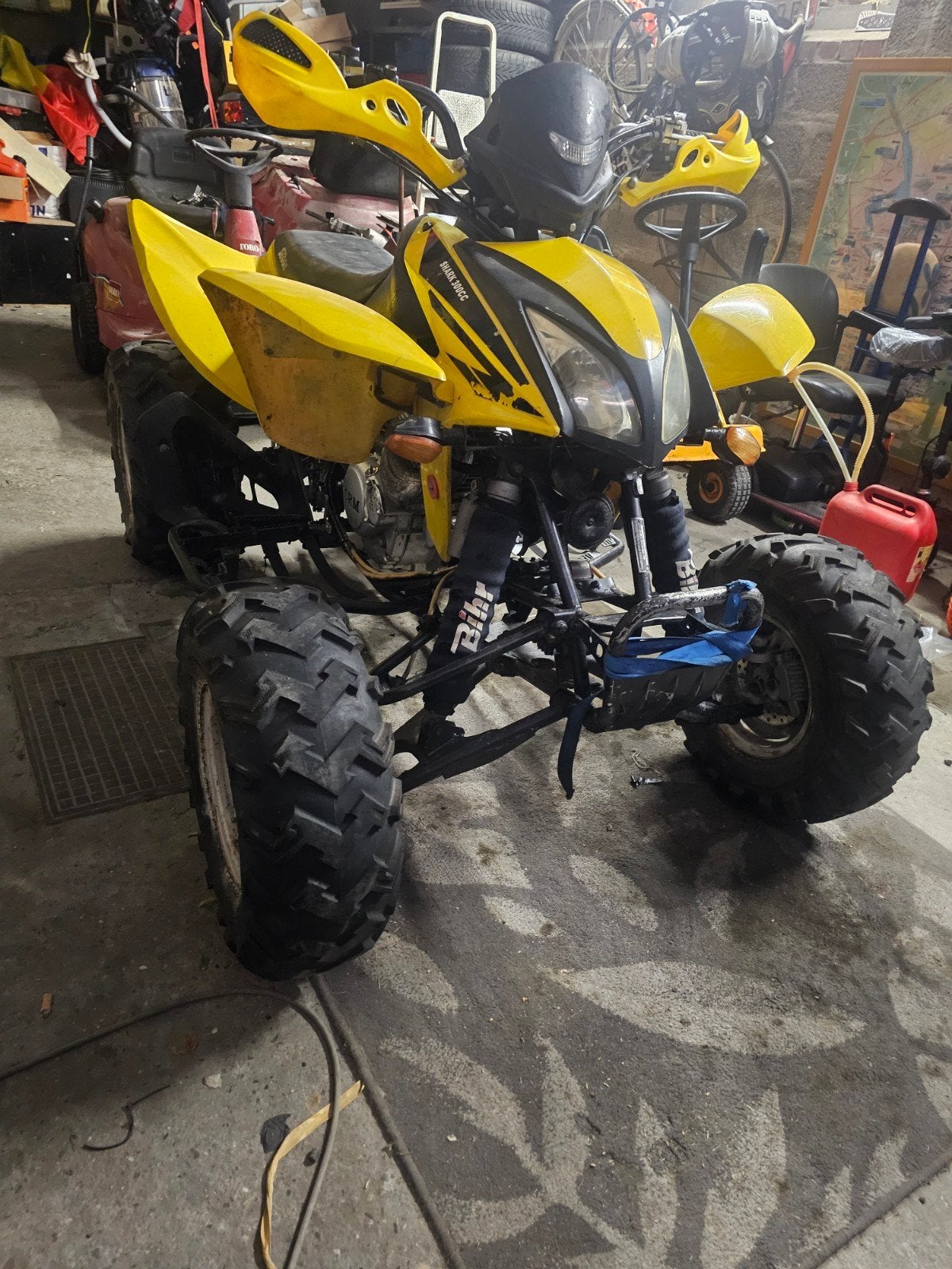 cross quad 300cc, Ophalen