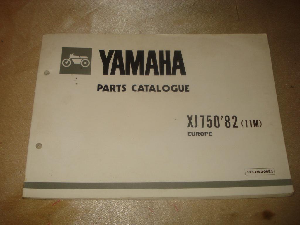 YAMAHA XJ750 '82 Ancien Catalogue des Pièces Détachées, Motoren, Handleidingen en Instructieboekjes, Ophalen of Verzenden, Yamaha