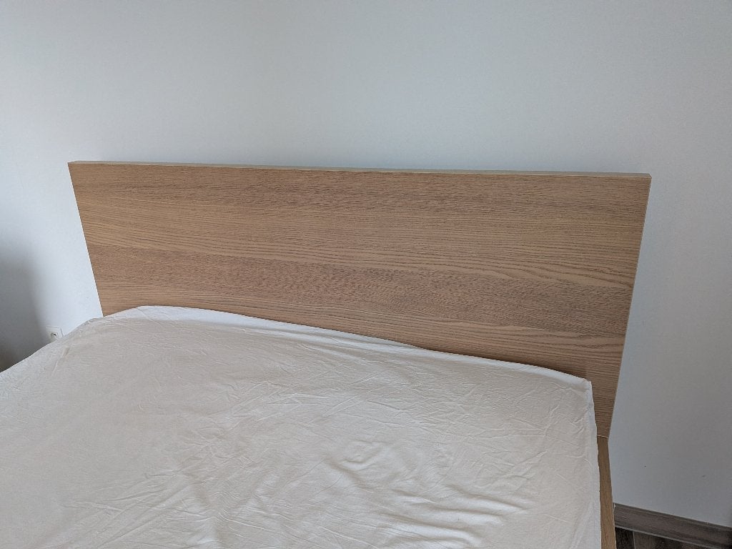Bed Ikea 140x200, Huis en Inrichting, Ophalen, Overige materialen, Gebruikt, Beige
