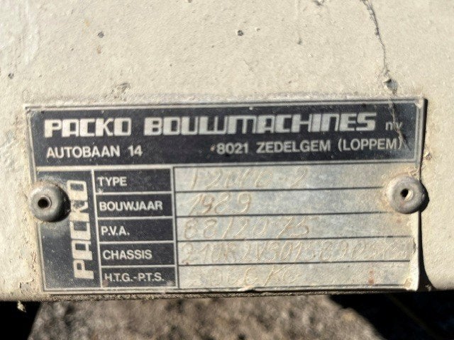 Van PACKO 2 chevaux, Enlèvement, Utilisé, Autres matériaux, Remorque 2 chevaux