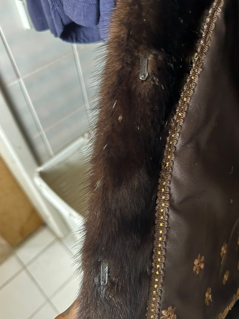 nertsmantel, Kleding | Dames, Ophalen, Bruin, Sans marque, Zo goed als nieuw
